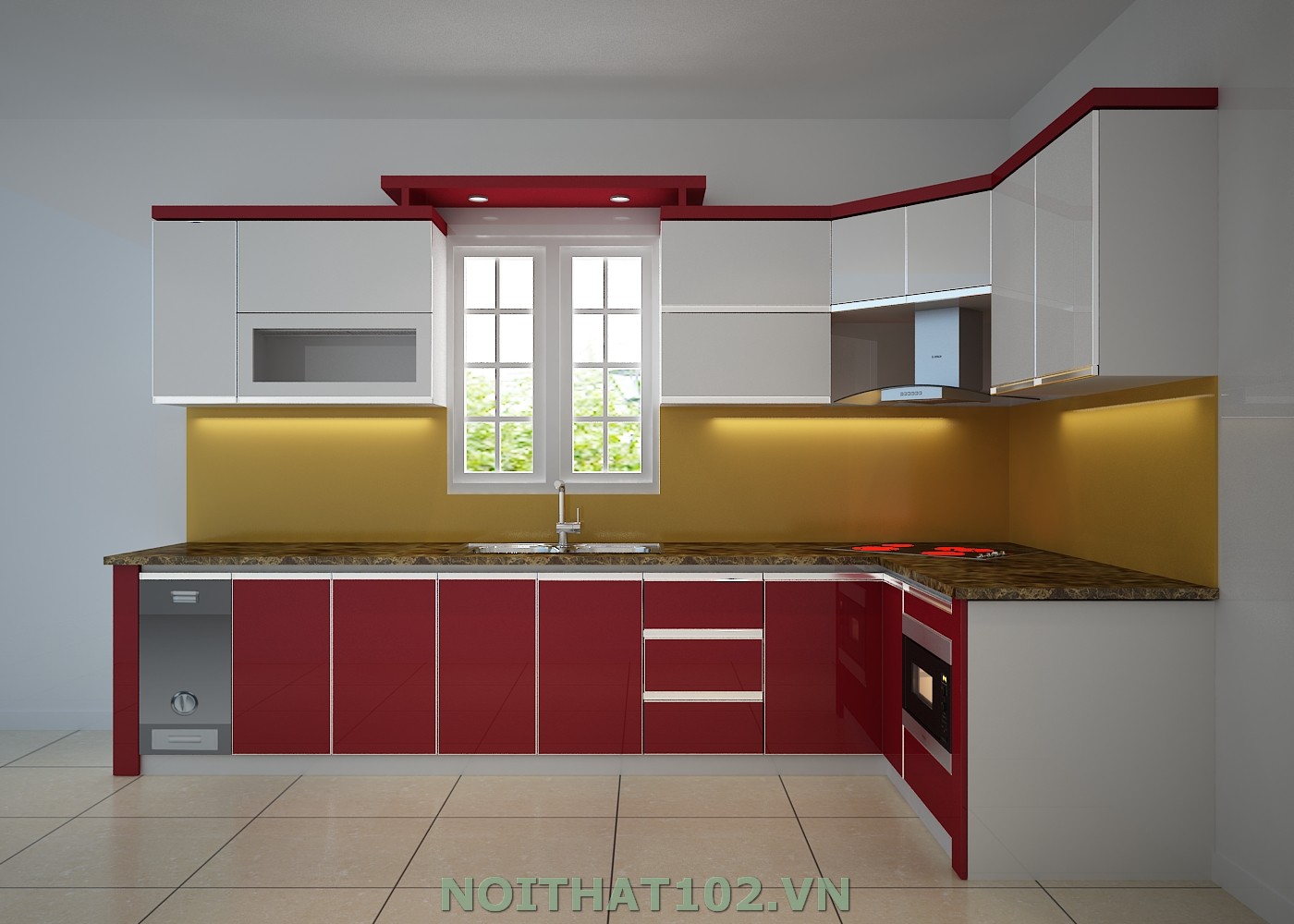 Tủ bếp nhựa chú chính vạn phúc